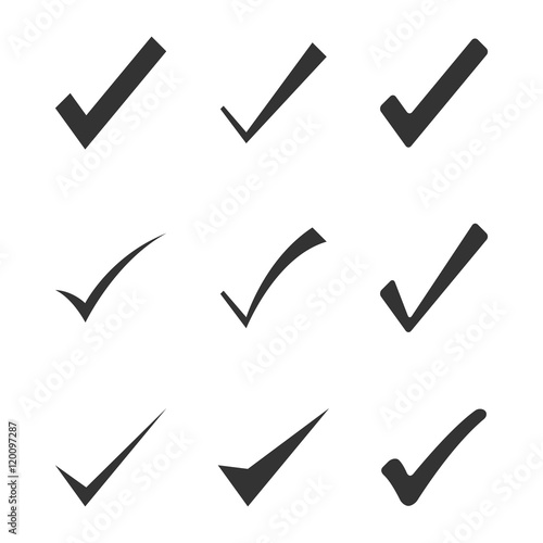 Checkmarks icons 