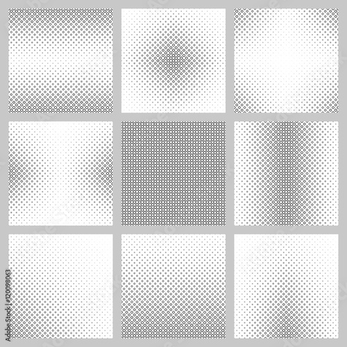 Black and white circle pattern set © David Zydd