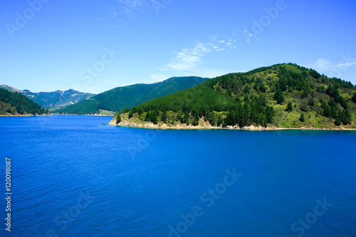 View of Marlborough Sounds, Picton, New Zealand