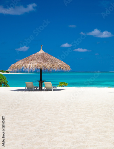 tropical beach in Maldives