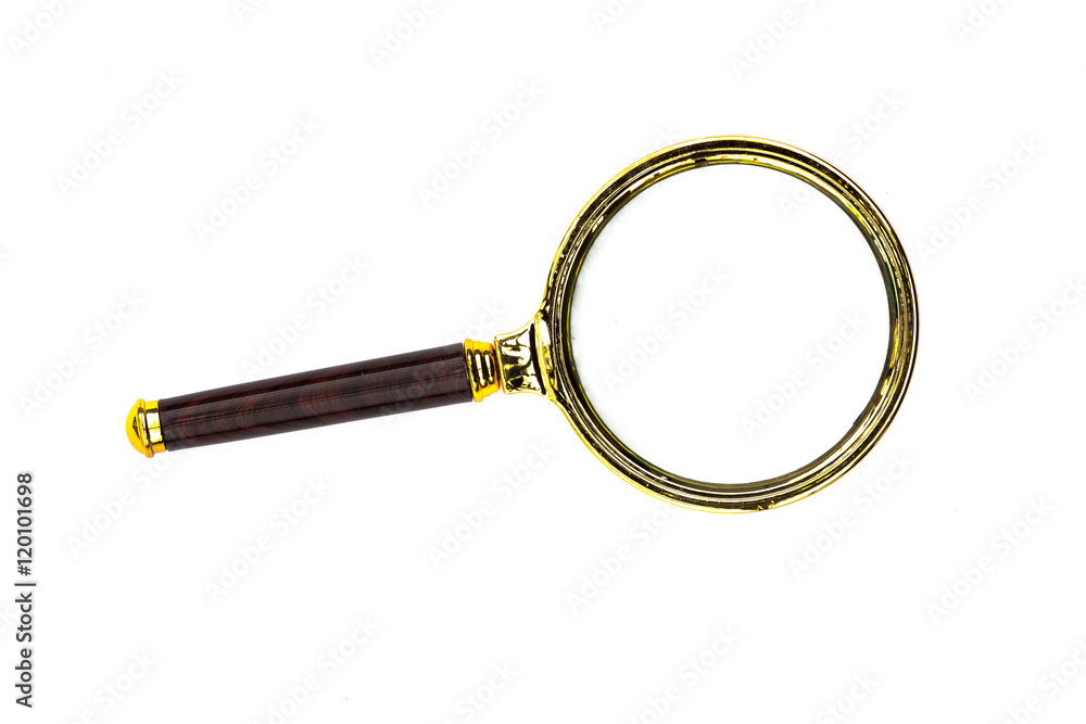 Magnifier on white background Magnifier on white background