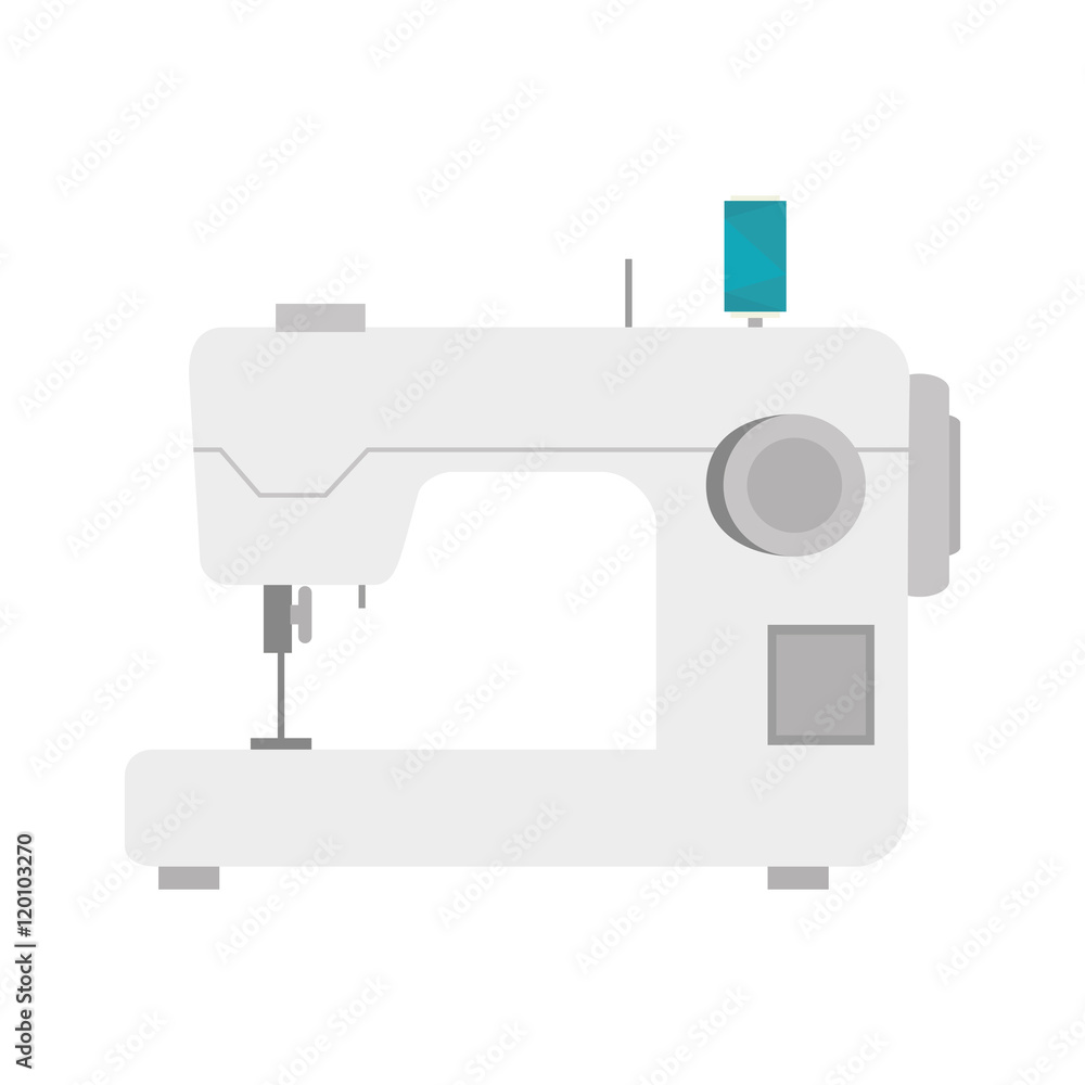 sewing machine, Tailoring and dressmaking, Equipment for fashion industry. Vector illustration sewing machine, Tailoring and dressmaking, Equipment for fashion industry. Vector illustration