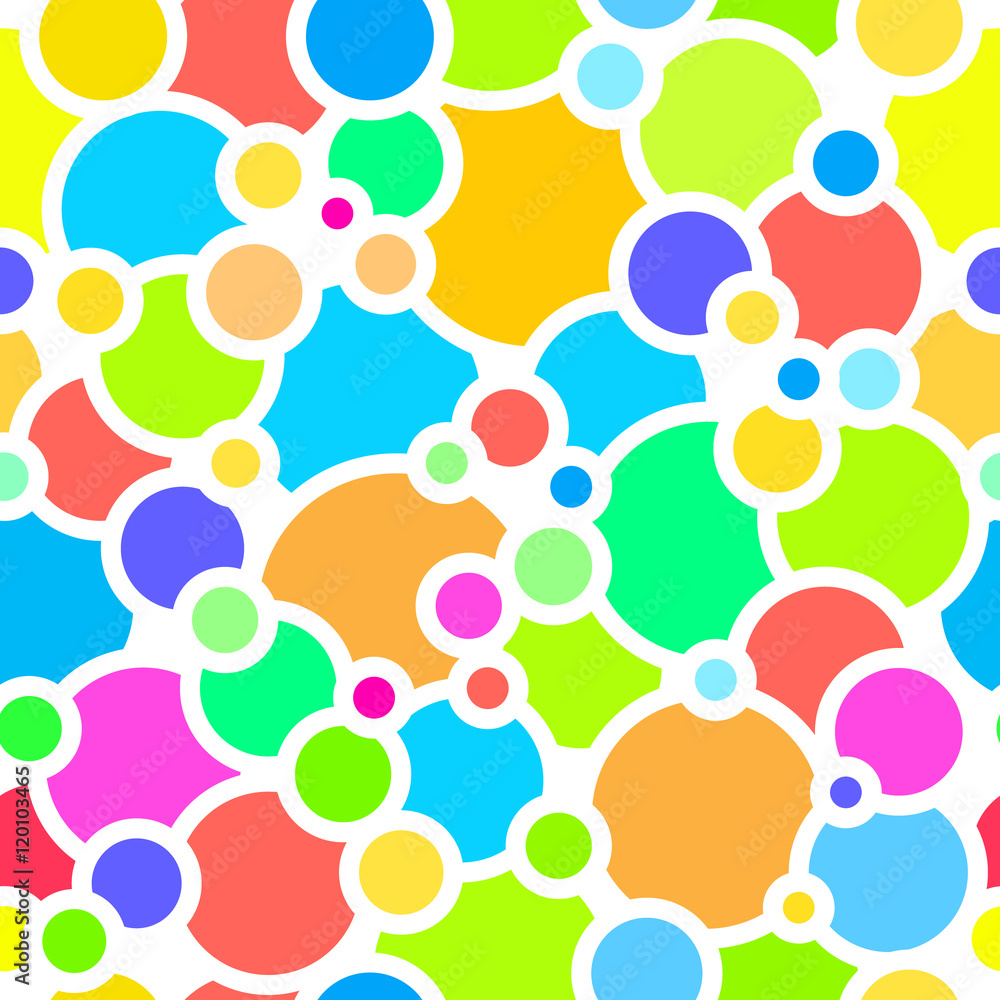 Colorful circles pattern Colorful circles pattern