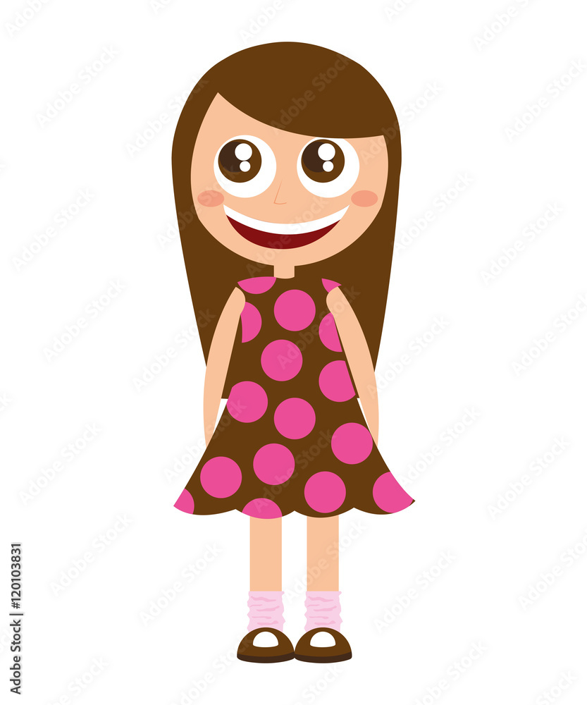 little kid cute character vector illustration design little kid cute character vector illustration design