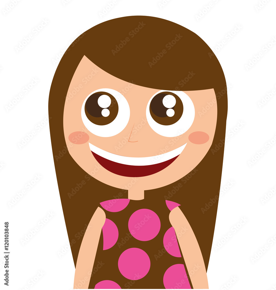 little kid cute character vector illustration design little kid cute character vector illustration design