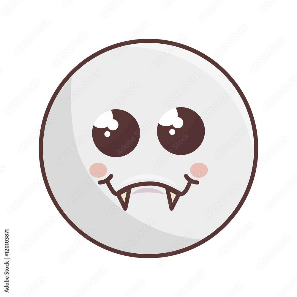 kawaii cartoon face expression emoticon vector illustration kawaii cartoon face expression emoticon vector illustration