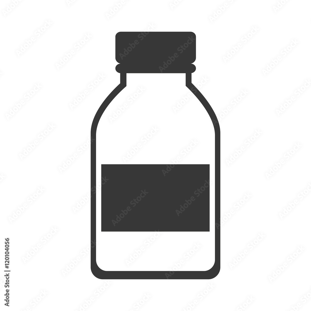 flask bottle chemical laboratory glass with liquid vector illustration flask bottle chemical laboratory glass with liquid vector illustration