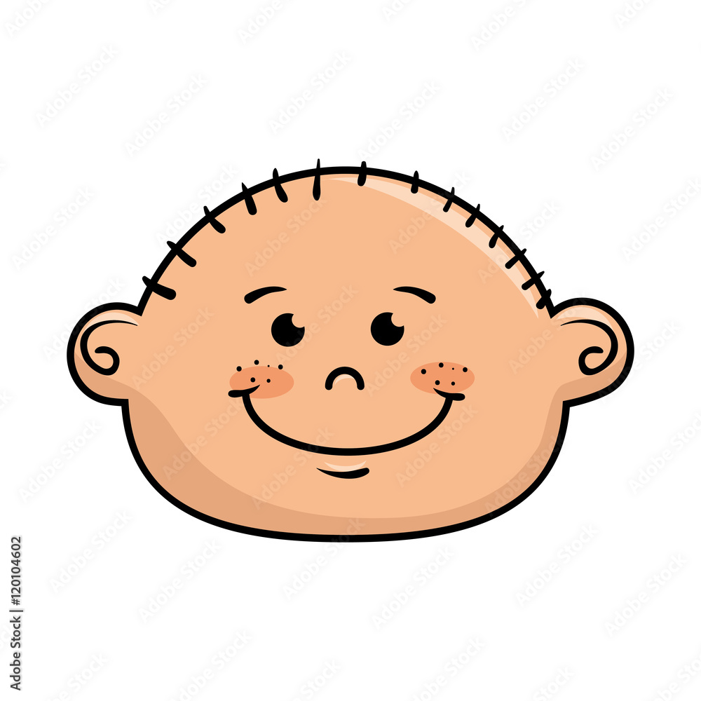 boy smiling cartoon happy face child kid vector illustration boy smiling cartoon happy face child kid vector illustration