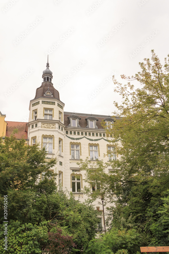 Obraz premium alte Wohnhäuser