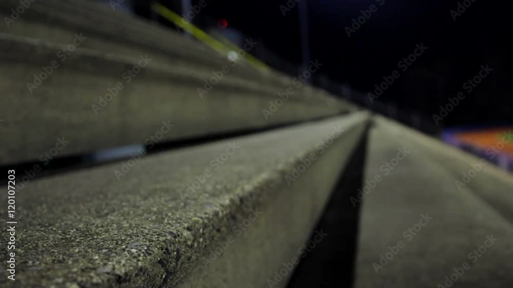 Empty concrete bleachers. Empty concrete bleachers.