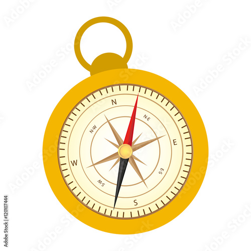compass guide equipment isolated icon vector illustration design
