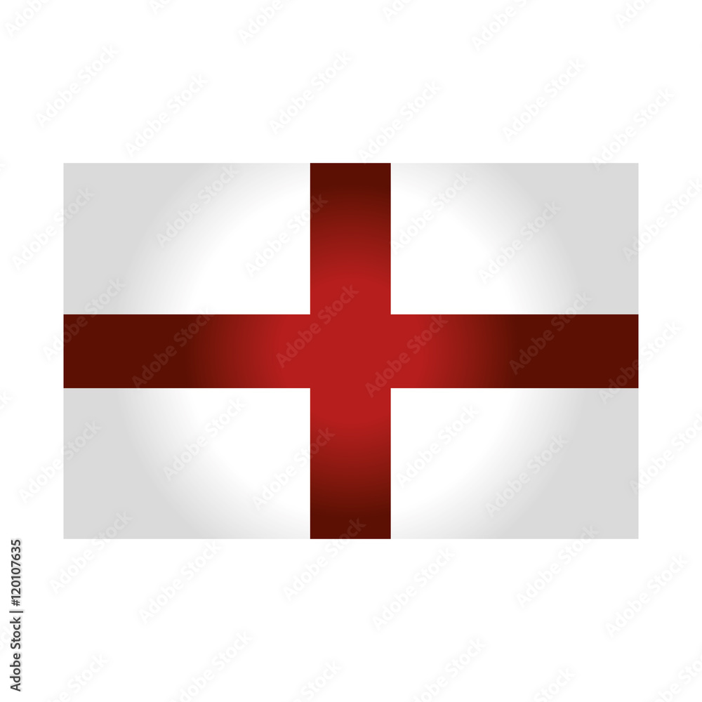 Obraz premium england country flag.british europe symbol. vector illustration
