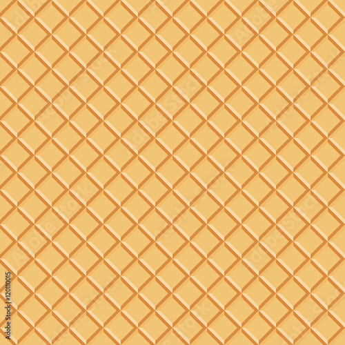 Seamless wafer pattern, vector background, eps 10.Abstract Vector Illustration. Delicious Food Background.