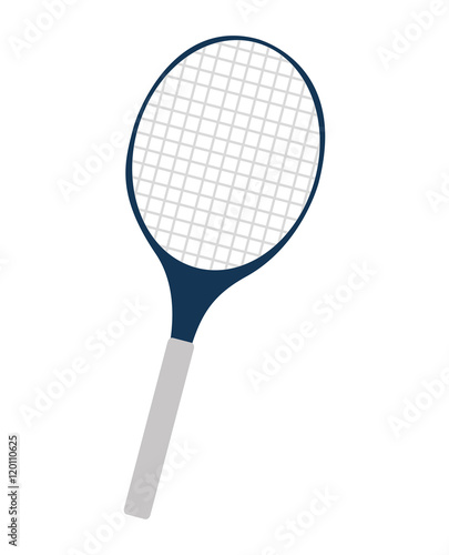 tennis racket equipment isolated vector illustration design