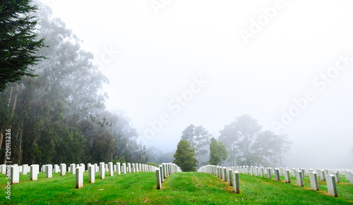 Canvas Print San Francisco National Cemetery