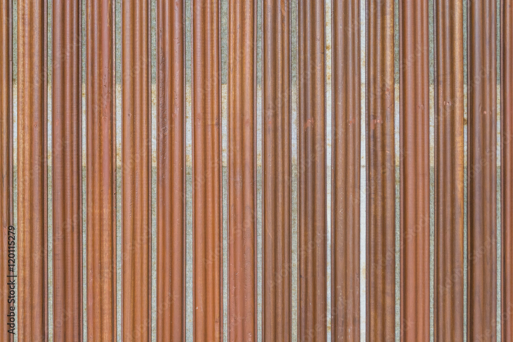 Fototapeta premium Old brown wooden wall background and texture.