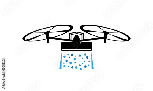 drone cleaning logo