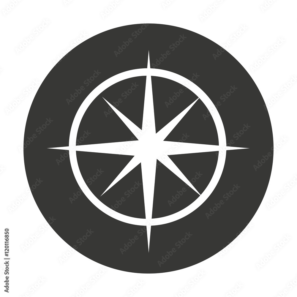 compass guide equipment isolated icon vector illustration design