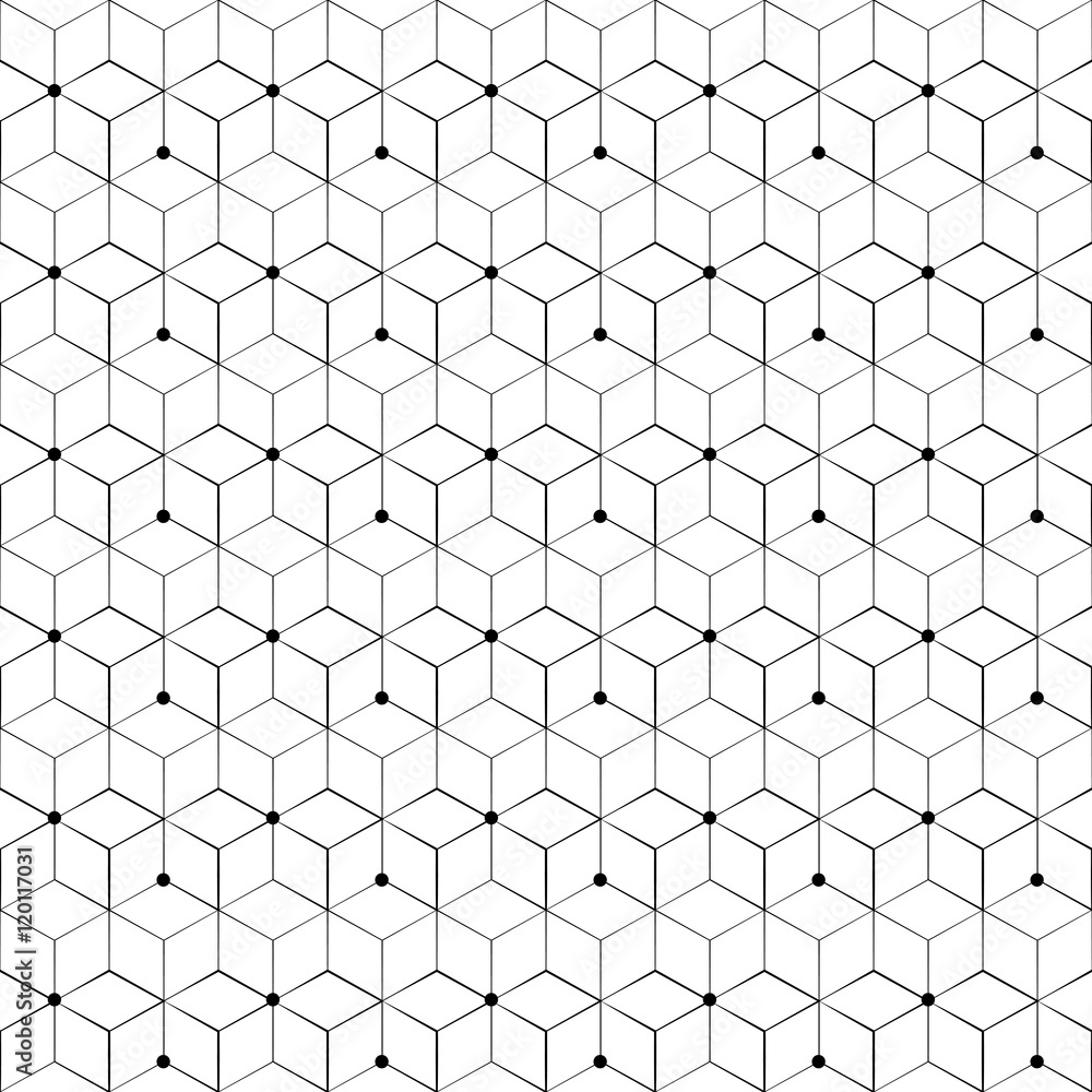 Grid seamless pattern. Geometric cube, Star effect. Fashion graphic design.Vector illustration. Background design.Modern stylish abstract texture. Template for print, textile, wrapping and decoration Grid seamless pattern. Geometric cube, Star effect. Fashion graphic design.Vector illustration. Background design.Modern stylish abstract texture. Template for print, textile, wrapping and decoration