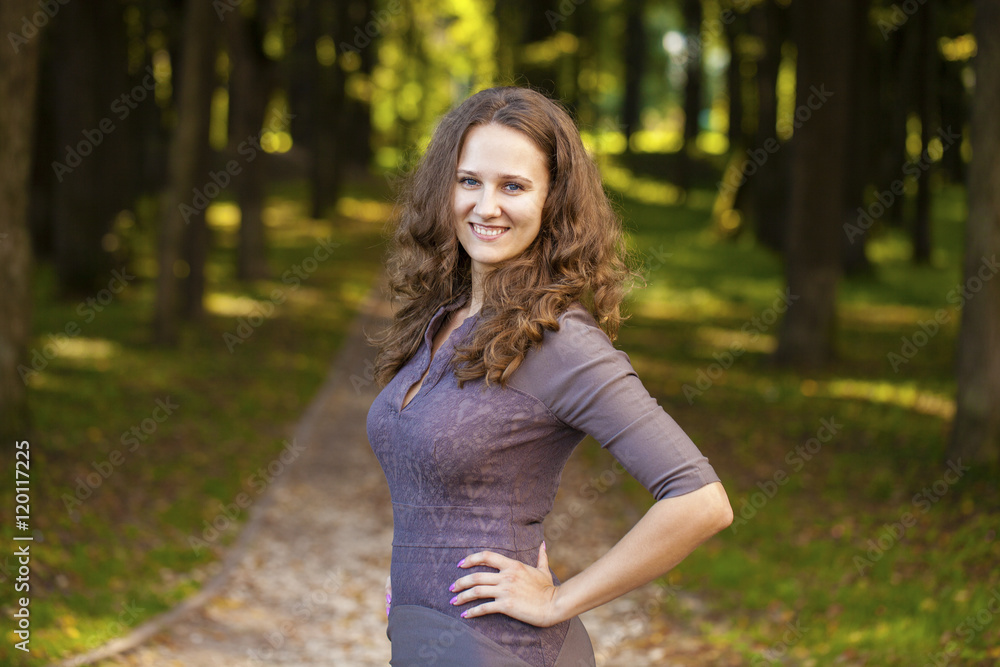 Portrait of beautiful young happy woman Portrait of beautiful young happy woman