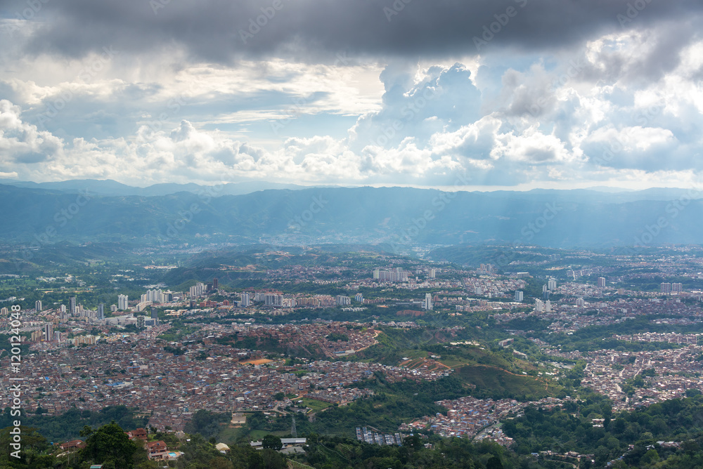 Bucarmanga Cityscape View