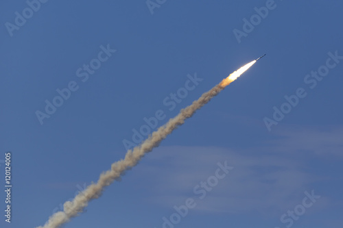 Fototapeta Anti-aircraft missile
