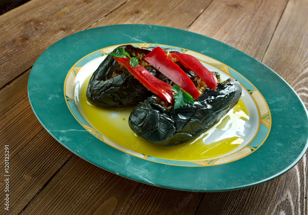 oil cured eggplants. oil cured eggplants.