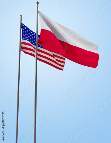 Polish American Flags