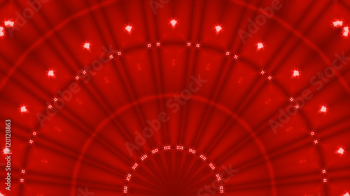 Slika na platnu Abstract red curtains moulin rouge
