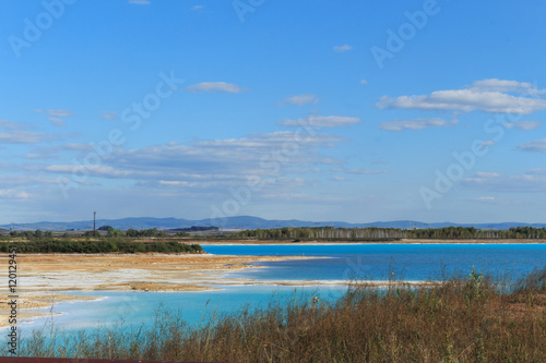 small lake turquoise blue water © agban1964