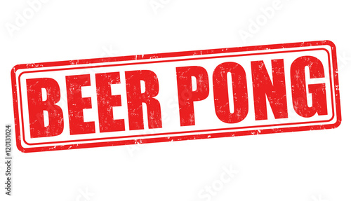 Beer pong stamp