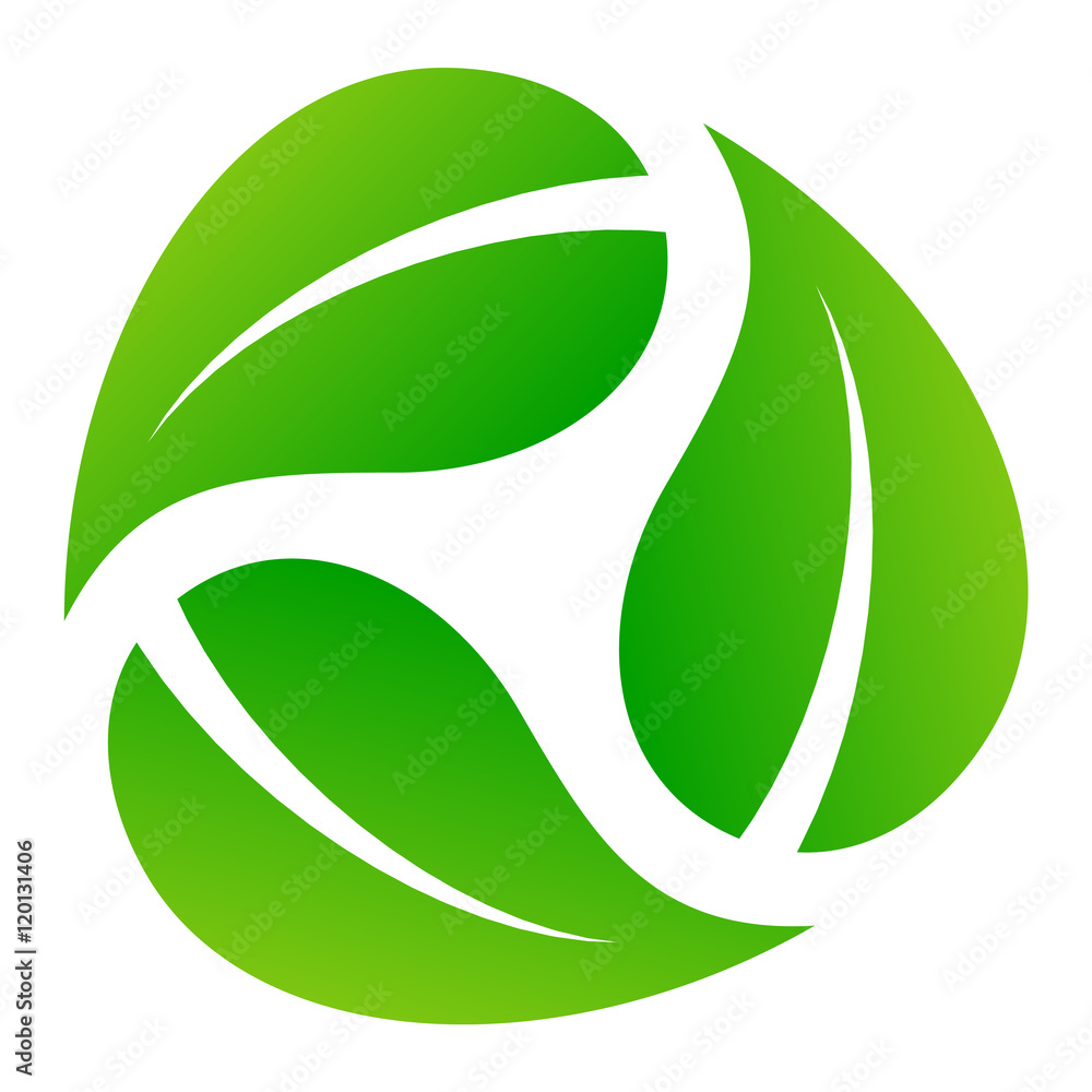 Leaf icon vector illustration. Leaf icon vector illustration.