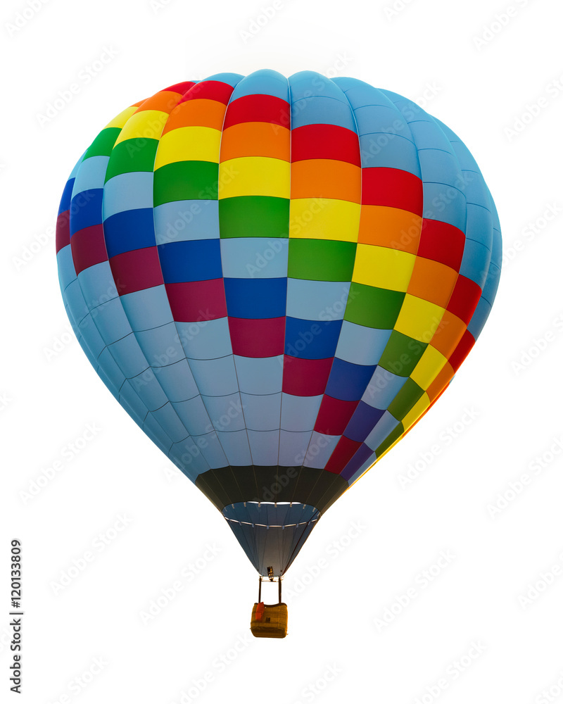 Fototapeta premium Hot air balloon isolated