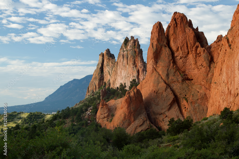 Naklejka premium Summer Day at Garden of the Gods in Colorado Springs, Colorado