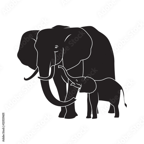 Elephant Silhouette