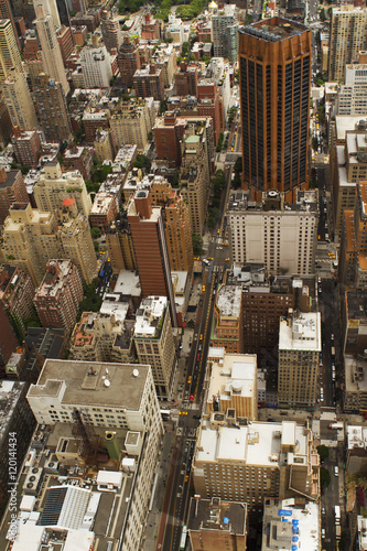 Rooftop view of New York City.