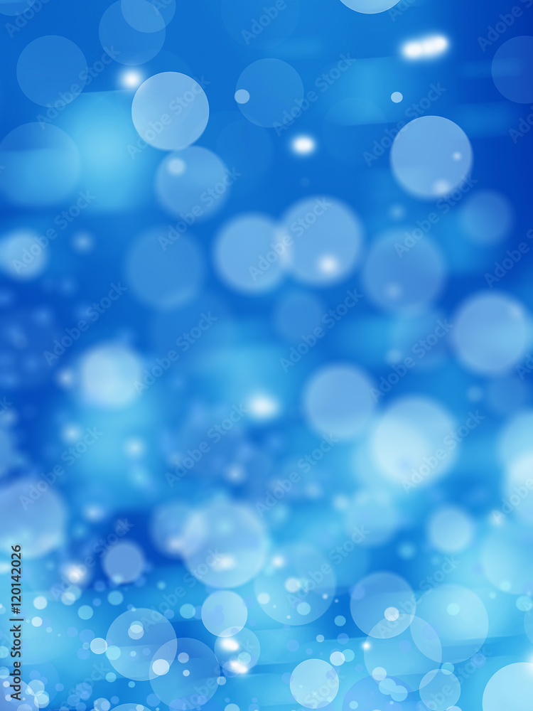 Abstract Winter background.Christma s abstract bokeh.