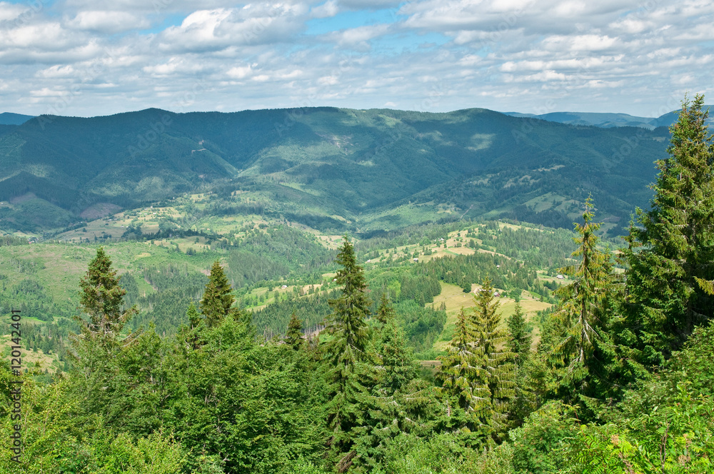 Beautiful mountains landscape