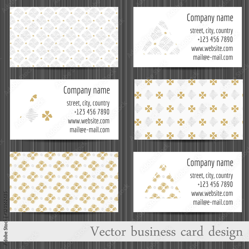 Vector set of business cards templates abstract background. Vector set of business cards templates abstract background.