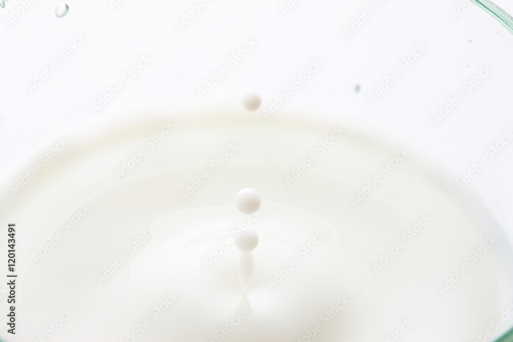 ミルクの水滴