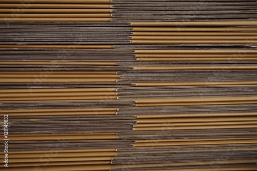 stack of corrugated paper