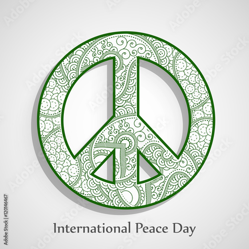 World Peace Day background