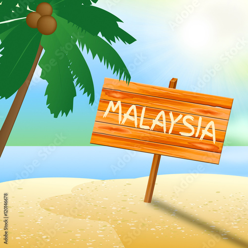 Photography Malaysia Holiday Indicates Asian Vacation And Getaway