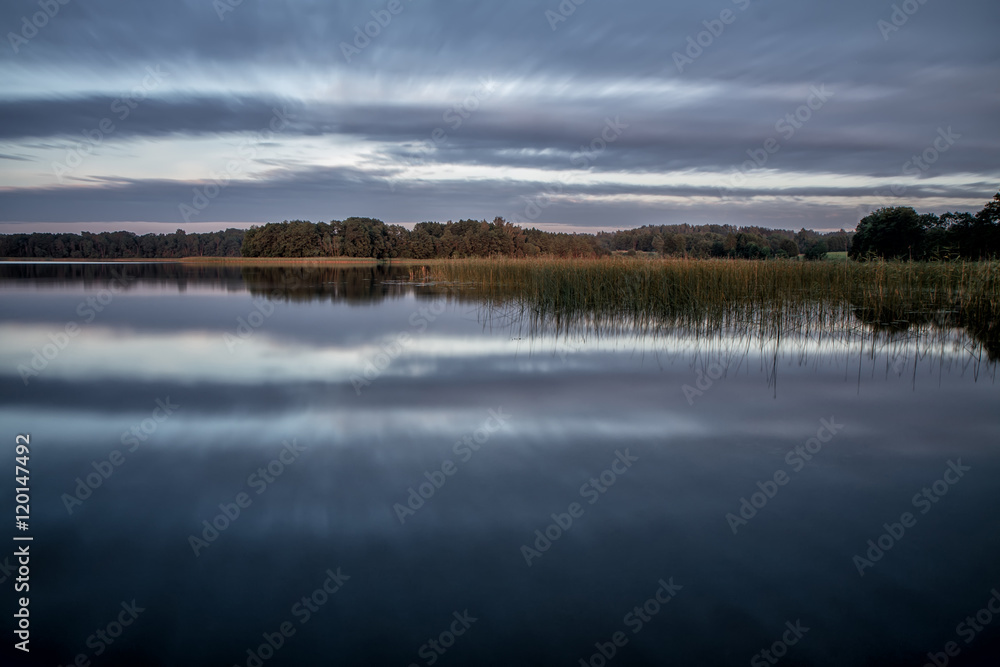 Fototapeta premium Lake in evening