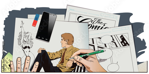 Man watching the dancing girl