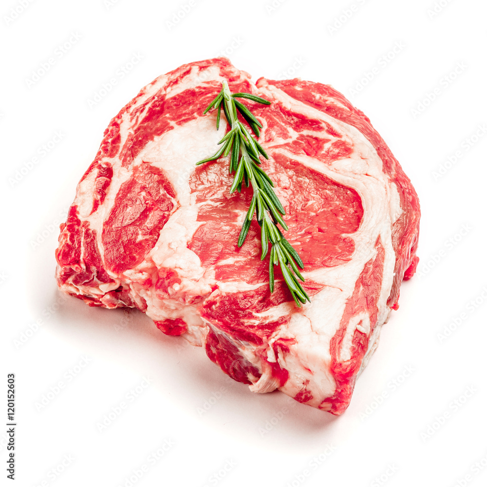 Obraz premium Uncooked organic shin of beef meat