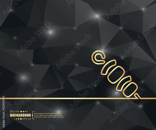 Abstract creative concept vector background. For web and mobile applications, illustration template design, business infographic, brochure, banner, presentation, poster, cover, booklet, document