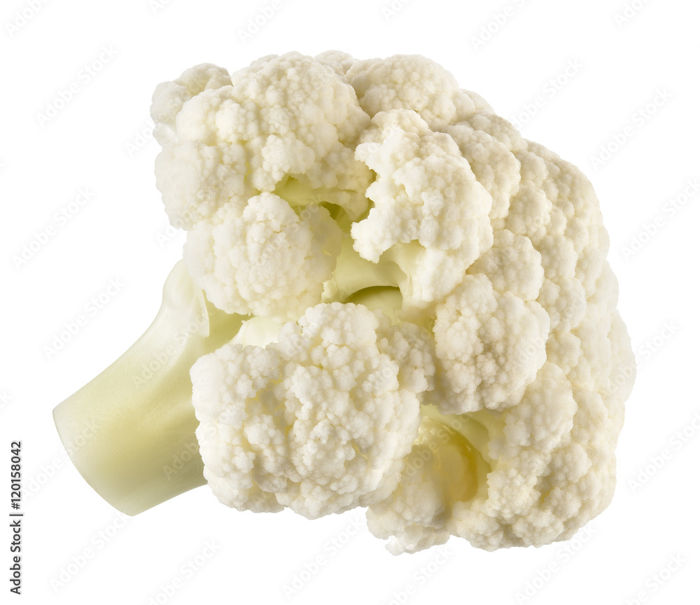 Cauliflower isolated on white background. With clipping path. Cauliflower isolated on white background. With clipping path.