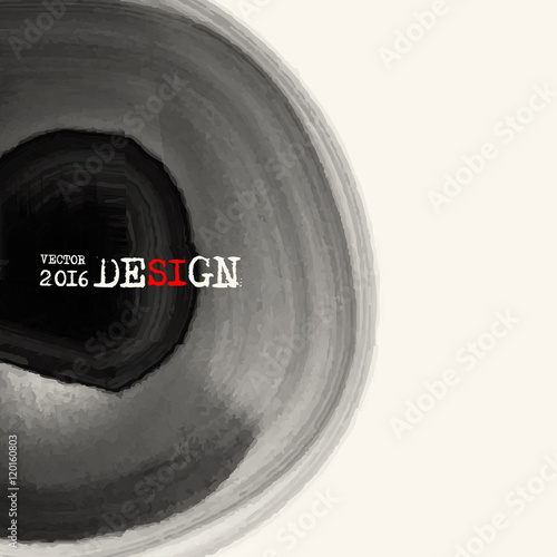 Abstract inkblot background.