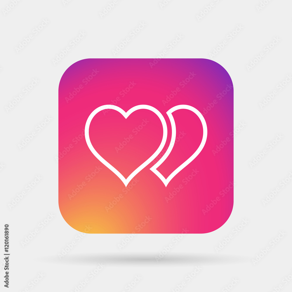 2 heart outline 2 heart outline